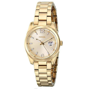 Watch strap Fossil ES3583 Stainless steel Gold Toned 14mm